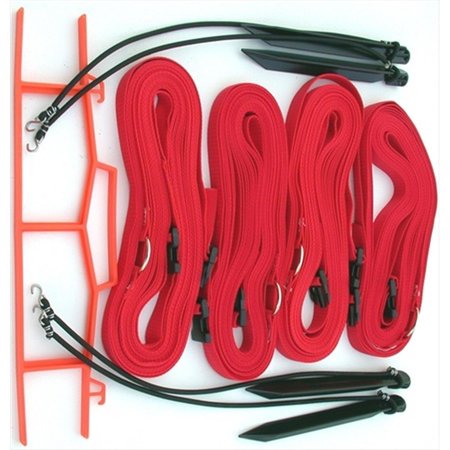 HOME COURT Home Court 17ARS Red 1-inch Adjustable Web Courtlines 17ARS
